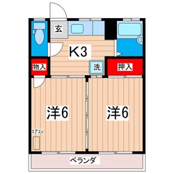 ヤママス有明荘の物件間取画像